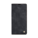 For iPhone 12 Pro Max CaseMe-013 Multifunctional Retro Frosted Horizontal Flip Leather Case with Card Slot & Holder & Wallet(Black)