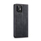 For iPhone 12 / 12 Pro CaseMe-013 Multifunctional Retro Frosted Horizontal Flip Leather Case with Card Slot & Holder & Wallet(Black)