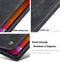For iPhone 12 / 12 Pro CaseMe-013 Multifunctional Retro Frosted Horizontal Flip Leather Case with Card Slot & Holder & Wallet(Black)
