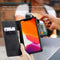For iPhone 12 / 12 Pro CaseMe-013 Multifunctional Retro Frosted Horizontal Flip Leather Case with Card Slot & Holder & Wallet(Black)