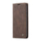 For OnePlus Nord CaseMe-013 Multifunctional Retro Frosted Horizontal Flip Leather Case with Card Slot & Holder & Wallet(Coffee)