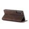 For OnePlus Nord CaseMe-013 Multifunctional Retro Frosted Horizontal Flip Leather Case with Card Slot & Holder & Wallet(Coffee)