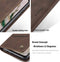 For OnePlus Nord CaseMe-013 Multifunctional Retro Frosted Horizontal Flip Leather Case with Card Slot & Holder & Wallet(Coffee)