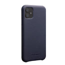 For iPhone 11 QIALINO Shockproof Top-grain Leather Protective Case(Royal Blue)