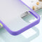 For iPhone 12 Pro Max Skin Feel Series Shockproof Frosted TPU + PC Protective Case(Purple)