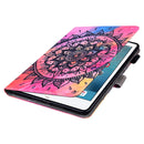 Huawei MatePad T 8 Coloured Drawing Horizontal Flip Leather Case with Holder & Card Slot & Photo Frame(Mandala)