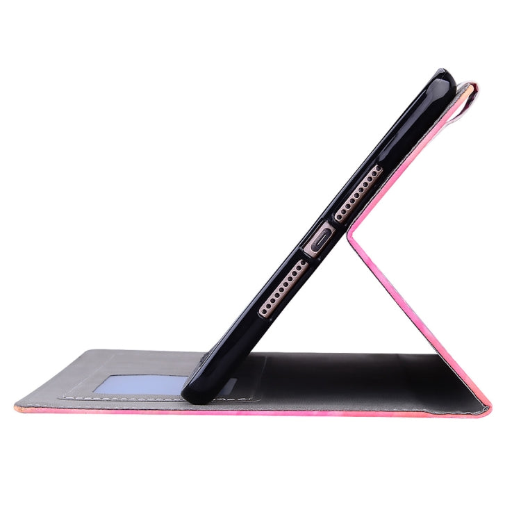 Huawei MatePad T 8 Coloured Drawing Horizontal Flip Leather Case with Holder & Card Slot & Photo Frame(Mandala)