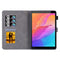 Huawei MatePad T 8 Coloured Drawing Horizontal Flip Leather Case with Holder & Card Slot & Photo Frame(Mandala)