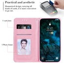For iPhone 12 Pro Max Glittering Daisy Magnetic Horizontal Flip Leather Case with Holder & Card Slots & Photo Frame(Pink)