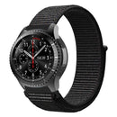 For Samsung Galaxy Watch 46mm Nylon Braided Watch Band(Black)
