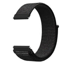 For Samsung Galaxy Watch 46mm Nylon Braided Watch Band(Black)