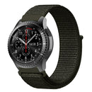 For Samsung Galaxy Watch 46mm Nylon Braided Watch Band(ArmyGreen)