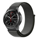 For Samsung Galaxy Watch 46mm Nylon Braided Watch Band(Dark Olive)