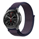 For Samsung Galaxy Watch 46mm Nylon Braided Watch Band(Indigo)