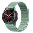 For Samsung Galaxy Watch 46mm Nylon Braided Watch Band(Blue Sea)