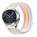 For Samsung Galaxy Watch 46mm Nylon Braided Watch Band(Colorful)