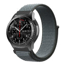For Samsung Galaxy Watch 46mm Nylon Braided Watch Band(Storm Gray)