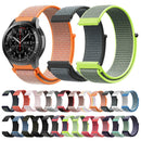 For Samsung Galaxy Watch 46mm Nylon Braided Watch Band(Orange Red)