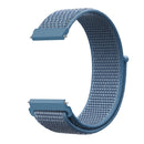For Samsung Galaxy Watch 42mm Nylon Braided Watch Band(Cape Cod Blue)