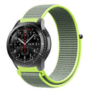 For Samsung Galaxy Watch 42mm Nylon Braided Watch Band(Bright Yellow)