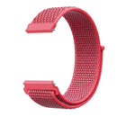 For Samsung Galaxy Watch 42mm Nylon Braided Watch Band(Hibiscus Pink)