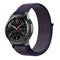 For Samsung Galaxy Watch 42mm Nylon Braided Watch Band(Indigo)