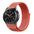 For Samsung Galaxy Watch 42mm Nylon Braided Watch Band(Apricot)