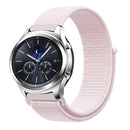 For Samsung Galaxy Watch 42mm Nylon Braided Watch Band(Pearl Pink)