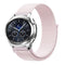 For Samsung Galaxy Watch 42mm Nylon Braided Watch Band(Pearl Pink)
