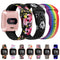 For Fitbit Versa 2 / Lite 22mm Reverse Buckle Printed Silicone Watch Band(Butterfly)
