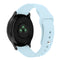 For Garmin Vivoactive 3 / Vivomove HR Solid Color Reverse Buckle Silicone Watch Band, Size: Large Size(Light Blue)
