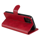 For iPhone 12 / 12 Pro Classic Calf Texture PU + TPU Horizontal Flip Leather Case, with Holder & Card Slots & Wallet(Red)