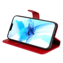 For iPhone 12 / 12 Pro Classic Calf Texture PU + TPU Horizontal Flip Leather Case, with Holder & Card Slots & Wallet(Red)