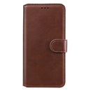 For iPhone 12 / 12 Pro Classic Calf Texture PU + TPU Horizontal Flip Leather Case, with Holder & Card Slots & Wallet(Brown)