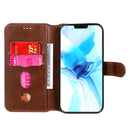 For iPhone 12 / 12 Pro Classic Calf Texture PU + TPU Horizontal Flip Leather Case, with Holder & Card Slots & Wallet(Brown)
