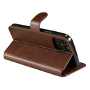 For iPhone 12 / 12 Pro Classic Calf Texture PU + TPU Horizontal Flip Leather Case, with Holder & Card Slots & Wallet(Brown)
