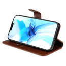 For iPhone 12 / 12 Pro Classic Calf Texture PU + TPU Horizontal Flip Leather Case, with Holder & Card Slots & Wallet(Brown)