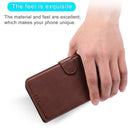 For iPhone 12 / 12 Pro Classic Calf Texture PU + TPU Horizontal Flip Leather Case, with Holder & Card Slots & Wallet(Brown)