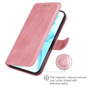 For iPhone 12 / 12 Pro Classic Calf Texture PU + TPU Horizontal Flip Leather Case, with Holder & Card Slots & Wallet(Rose Gold)