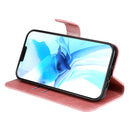 For iPhone 12 / 12 Pro Classic Calf Texture PU + TPU Horizontal Flip Leather Case, with Holder & Card Slots & Wallet(Rose Gold)