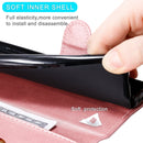 For iPhone 12 / 12 Pro Classic Calf Texture PU + TPU Horizontal Flip Leather Case, with Holder & Card Slots & Wallet(Rose Gold)