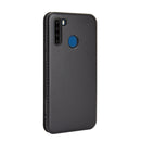 For Blackview A80 Pro Carbon Fiber Texture Horizontal Flip TPU + PC + PU Leather Case with Card Slot(Black)