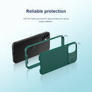For iPhone 12 mini NILLKIN Black Mirror Pro Series Camshield Full Coverage Dust-proof Scratch Resistant Phone Case(Dark Green)