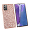For Samsung Galaxy Note20 Ultra Glitter Powder Shockproof TPU Protective Case(Rose Gold)
