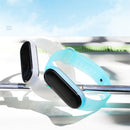 For Xiaomi Mi Band 5 TPU Translucent Silicone Watch Band(Orange)