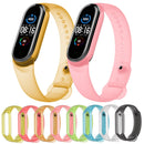 For Xiaomi Mi Band 5 TPU Translucent Silicone Watch Band(Orange)