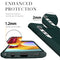 For LG Velvet / G9 Carbon Fiber Protective Case with 360 Degree Rotating Ring Holder(Green)