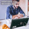 For LG Velvet / G9 Carbon Fiber Protective Case with 360 Degree Rotating Ring Holder(Green)