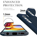 For LG Velvet / G9 Carbon Fiber Protective Case with 360 Degree Rotating Ring Holder(Blue)