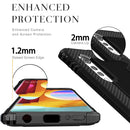 For LG Velvet / G9 Carbon Fiber Protective Case with 360 Degree Rotating Ring Holder(Black)